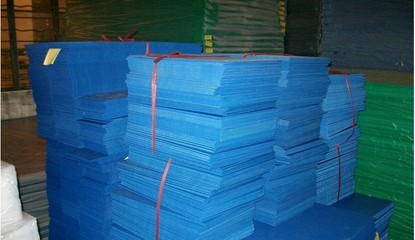【供应上海瓦楞板,蓝色PP全新隔音隔热塑料片】价格,厂家,图片,塑料板/片(卷),东莞市照鹏塑胶制品-